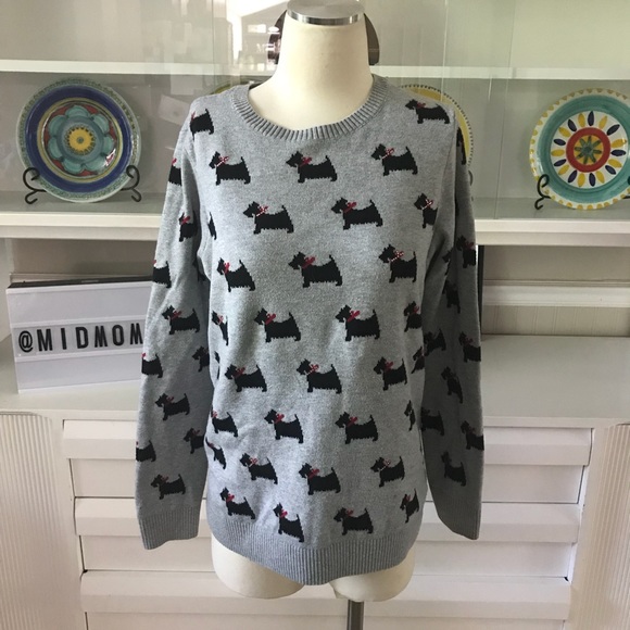 charter club scottie sweater